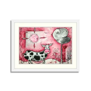 Adorable Colorful Moo